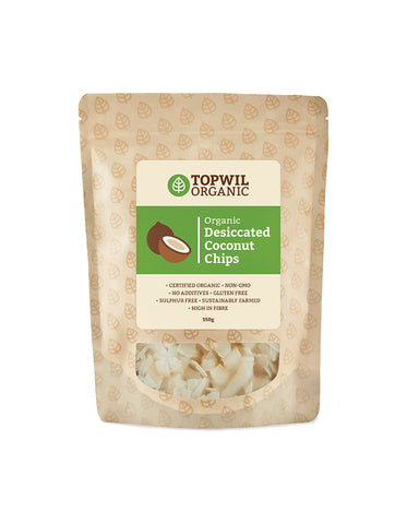 Topwil Organic Desiccated Coconut Chips 150g