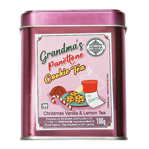 Mlesna Grandma's Panettone Cookie Tea, Loose Tea 100g