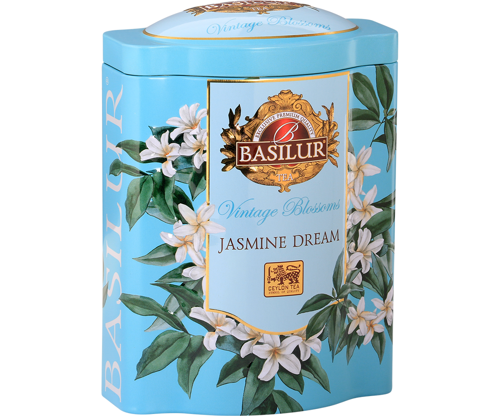 Basilur Vintage Blossom Jasmine Dream Tin Caddies