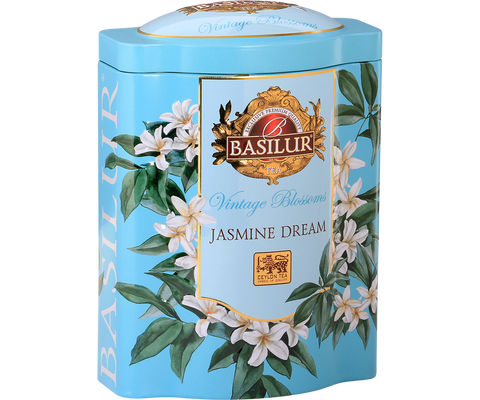 Basilur Vintage Blossom Jasmine Dream Tin Caddy
