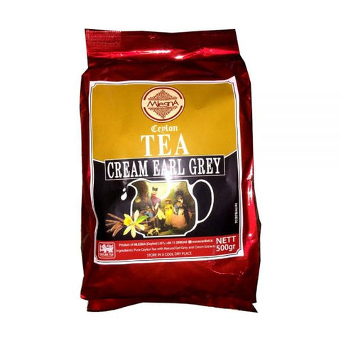 Mlesna Cream Earl Grey Flavoured Ceylon Tea, Loose Tea 500g