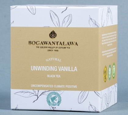Bogawantalawa Unwinding Vanilla Tea, 20 Count Tea Bags