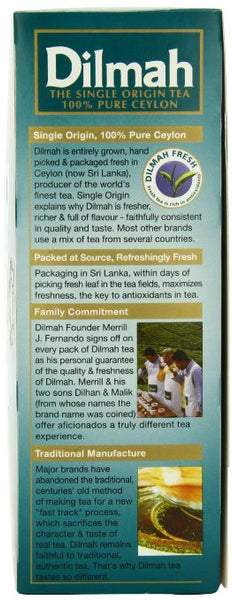 Dilmah Premium 100% Pure Ceylon Tea, 100 Count Tea Bags