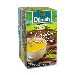 Dilmah Pure Ceylon Green Tea, 20 Count Tea Bags