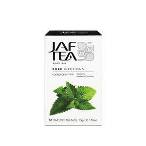 Jaf Cool Peppermint Pure Infusion Tea, 20 Count Tea Bags