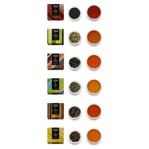 Jaf Colours Of Ceylon Assortment Box, Loose Tea