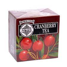 Mlesna Cranberry Flavoured Ceylon Tea, 20 Count Tea Bags