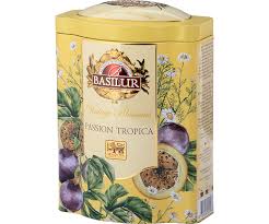 Basilur Vintage Blossom Passion Tropica Tin Caddy