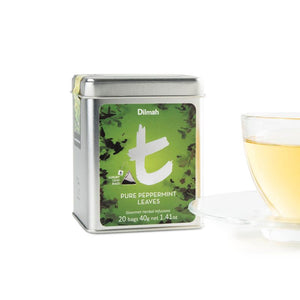 Dilmah T-Series Pure Peppermint Leaves, 20 Count Tea Bags