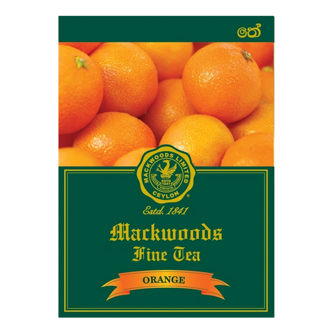 Mackwoods Orange Flavoured Ceylon Black Tea, 25 Count Tea Bags