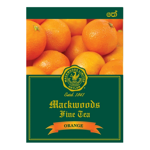 Mackwoods 오렌지 맛 실론 홍차, 25 카운트 티백