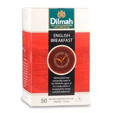 Dilmah English Breakfast, 50 Count Tea Bags