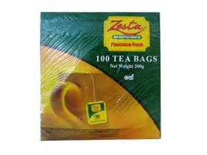 Zesta Black tea, 100 Count Tea Bags