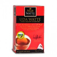 Dilmah Uda Watte Ceylon Black Tea, 20 Count Tea Bags