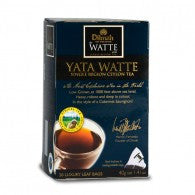 Dilmah Yata Watte Ceylon Black Tea, 20 Count Tea Bags