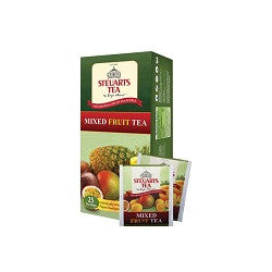 Steuarts Mixed Fruit Flavoured Ceylon Black Tea, 25 Count Tea Bags