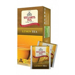 Steuarts レモン風味のセイロン紅茶、25 カウント ティーバッグ