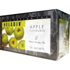 Heladiv Apple Flavored Ceylon Black Tea, 25 Count ティーバッグ