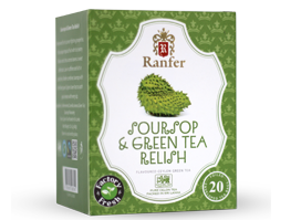 Ranfer Soursop And Green Tea Relish , 20 Count Tea Bags