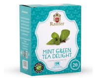 Ranfer Mint Green Tea Delight , 20 カウント ティーバッグ