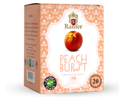 Ranfer Peach Burst Flavoured Ceylon Black Tea, 20 Count Tea Bags ...