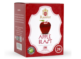 Ranfer Apple Blast Flavored Ceylon Black Tea, 20 Count Tea Bags