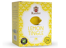 Ranfer Lemon Tingle Flavoured Ceylon Black Tea, 20 Count Tea Bags ...