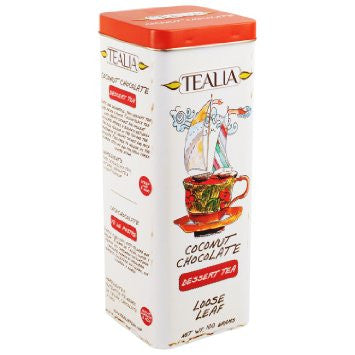 Tealia ココナッツチョコレート セイロン紅茶 ルースティー 100g