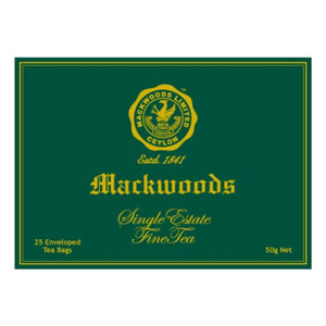 Mackwoods Single Estate Ceylon Tea, 25 Count Tea Bags