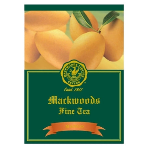 Mackwoods マンゴー風味のセイロン紅茶、25 カウント ティーバッグ