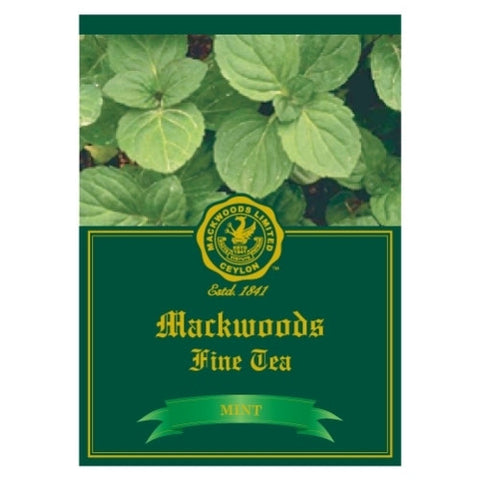 Mackwoods Mint Flavored Ceylon Black tea, 25 Count ティーバッグ
