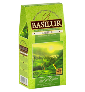 Basilur Leaf of Ceylon Radella Green Tea, Loose Tea 100g