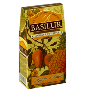 Basilur Magic Fruits Mango and Pineapple Flavoured Ceylon Tea, Loose Tea 100g