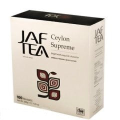 Jaf Ceylon Supreme Tea、100カウントティーバッグ