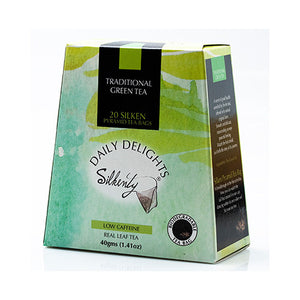 Silkenty Green Tea, 20 Count Tea Bags