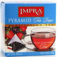 Impra Exotic Strawberry Tea, 20 Count Tea Bags