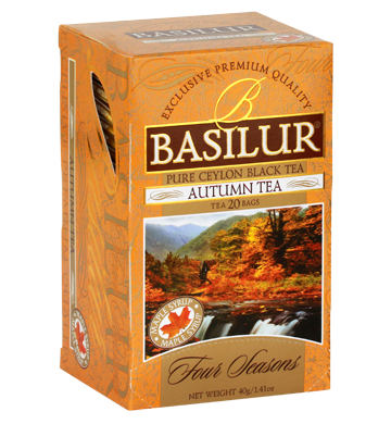 Basilur Four Seasons Autumn Tea, 20 Count Tea Bags