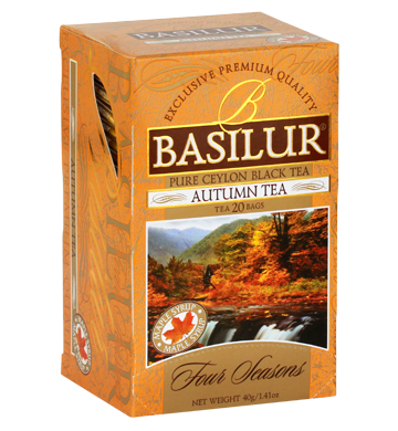 Basilur Four Seasons Autumn Tea, 25 Count Tea Bags