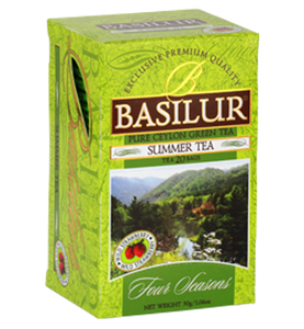 Basilur Four Seasons Summer Tea, 25 Count Tea Bags
