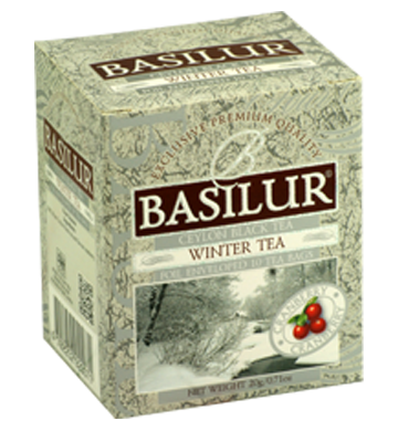 Basilur Four Seasons Winter Tea, 10 Count Tea Bags