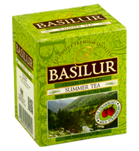 Basilur Four Seasons Summer Tea, 10 Count Tea Bags