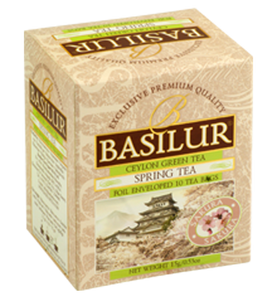 Basilur Four Seasons Spring Tea, 10 Count Tea Bags