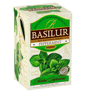 Basilur Herbal Infusions Peppermint, 20 Count Tea Bags