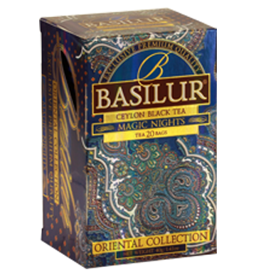 Basilur Oriental Magic Nights Tea, 20 Count Tea Bags