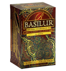 Basilur Oriental Delight Tea、20 カウント ティーバッグ