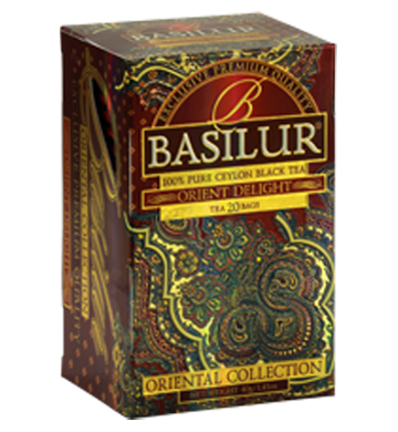 Basilur Oriental Delight Tea, 20 Count Tea Bags