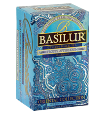 Basilur Oriental Frosty Afternoon Tea、20 カウント ティーバッグ