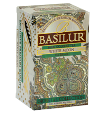 Basilur Oriental White Moon Tea、20 カウント ティーバッグ