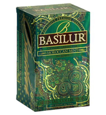 Basilur Oriental Moroccan Mint Tea, 25 Count Tea Bags