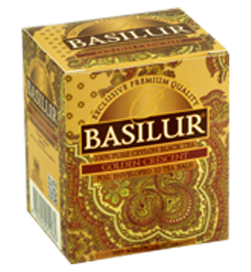 Basilur Oriental Golden Crescent Tea, 10 Count Tea Bags